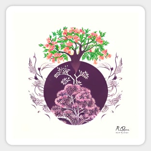 Japanese Art - Money Tree Sticker